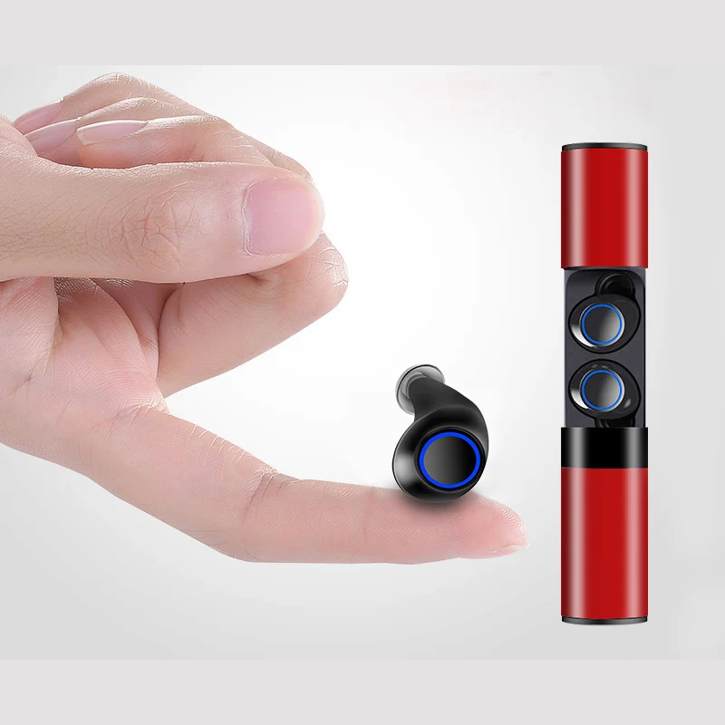 MICGEEK бинауральная Беспроводная Водонепроницаемая Bluetooth гарнитура S2 Mini TWS с
