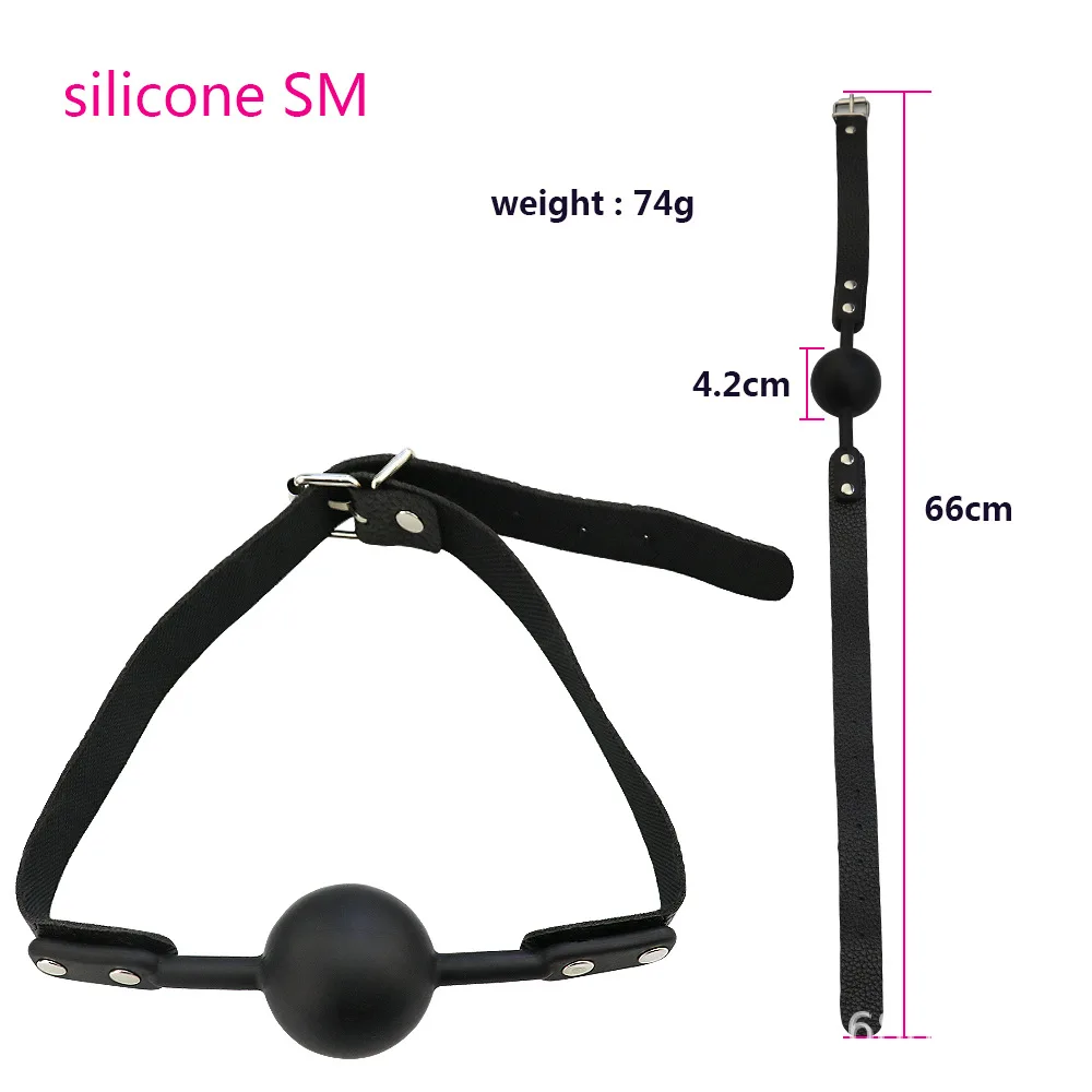 Эротические игрушки силиконовые Фетиш кляп для рта мяч Для женщин взрослых садо