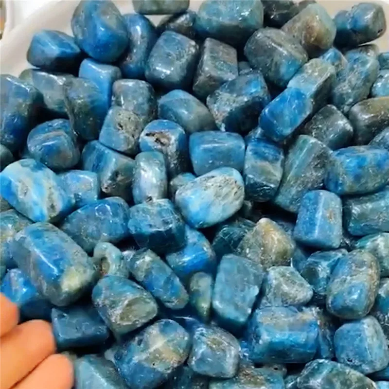 100 г Натуральный Синий Апатит кварцевый кристалл ролл куб счастливый натуральный