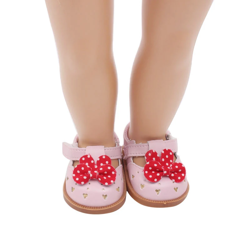 Кукольная обувь для девочек 18 дюймов милая детская с бантом американские