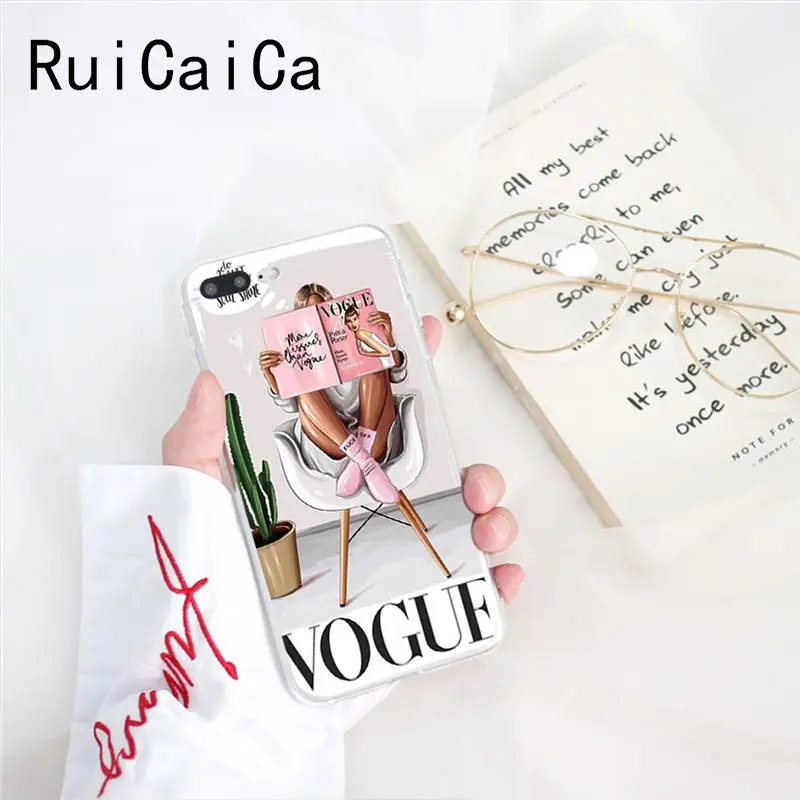 RuiCaiCa модный Рождественский чехол для телефона с изображением пончика девочек