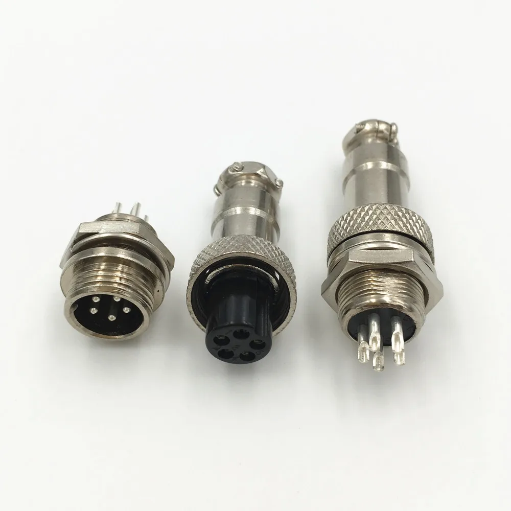 2 комплекта GX12 3 4 5 6 P штырьковый мужской женский круговой панели 12 мм M12