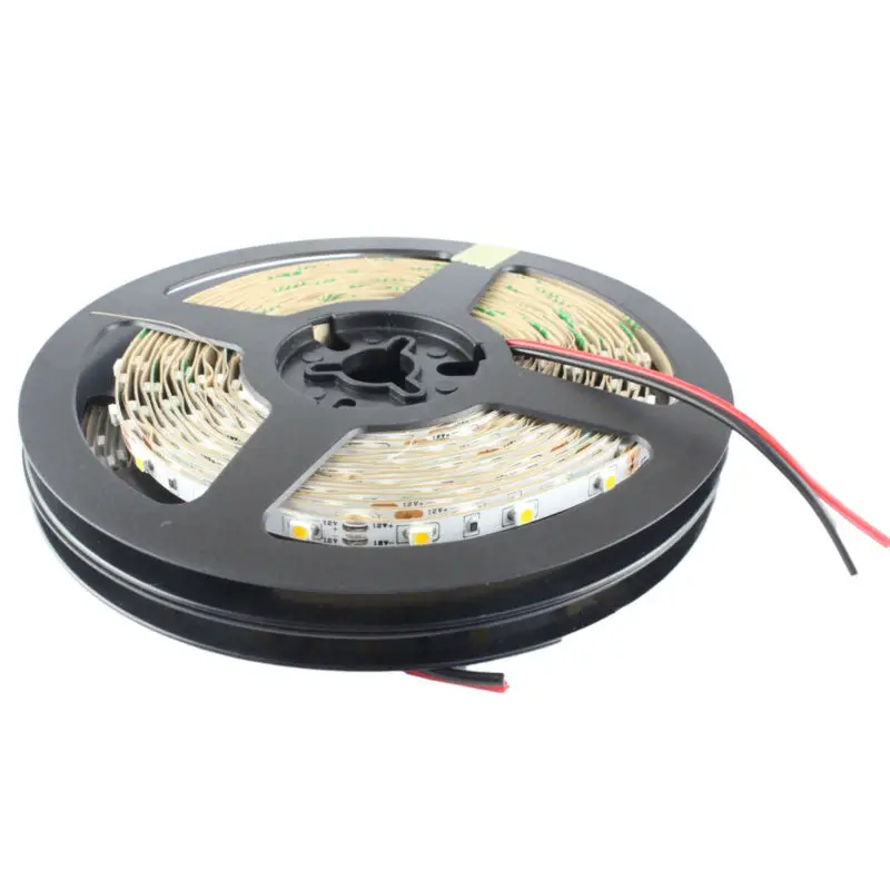 Светодиодная лента 5 мм PCB 12 в 10 м SMD 3528 гибкая светодиодная полосы света