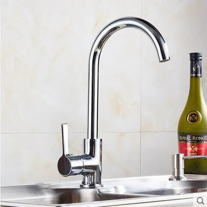 Вращающийся кухонный смеситель для раковины выдвижные хромированные Кухонные