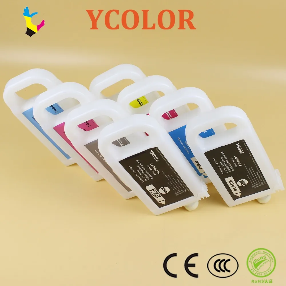 Картридж для принтера Canon IPF8400S IPF8410S iPF8410 8 цветов 700 мл|ink cartridge|ink cartridge for canoncartridge canon