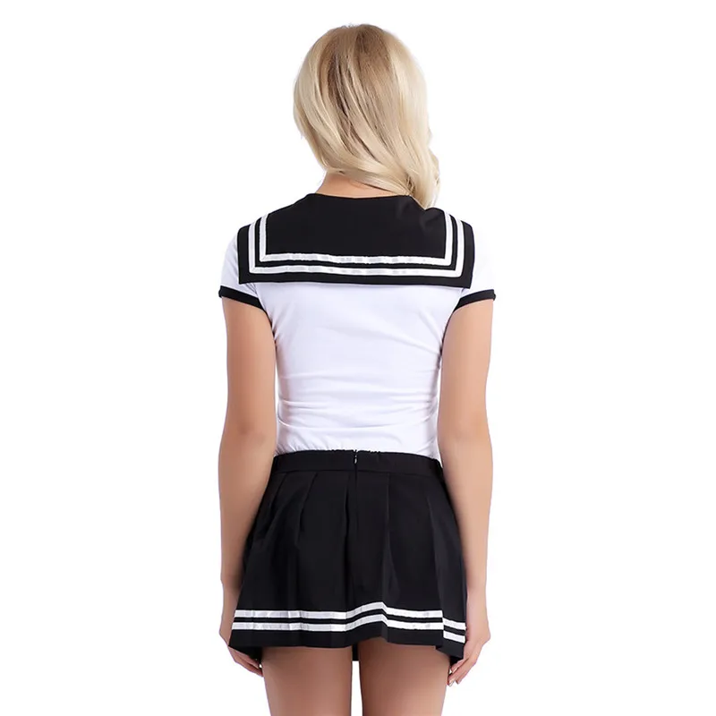 Женский фотокомбинезон TiaoBug с мини плиссированной юбкой японская школьная форма