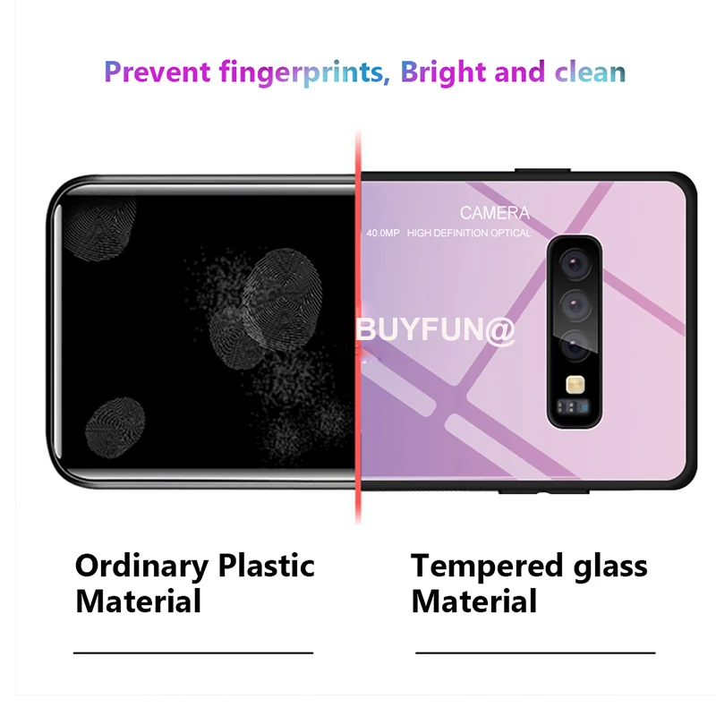 Чехол s10 plus для samsung galaxy s10e s10plus градиентные чехлы телефонов s 10 e 10e чехол из