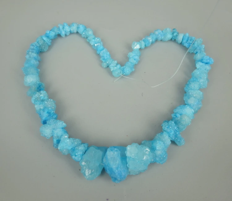 

Natural Crystal Gem Stone Real Crystal Geode Necklaces Fashion Gem Stone Druzy Drusy Blue Pendant Quartz Crystal Pendant