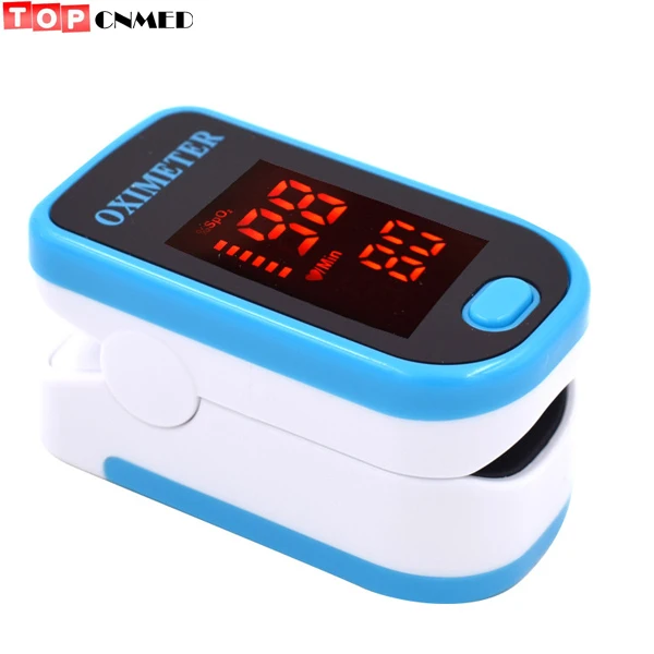 Blue 10 шт./много~~ ясно светодио дный 5 цветов CE ISO Пульсоксиметр spo2 PR монитор, метр кислорода крови монитор pulsioximetre - Цвет: Blue