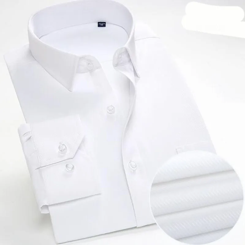 Мужская весенне осенняя одежда хит продаж деловые рубашки с длинным рукавом