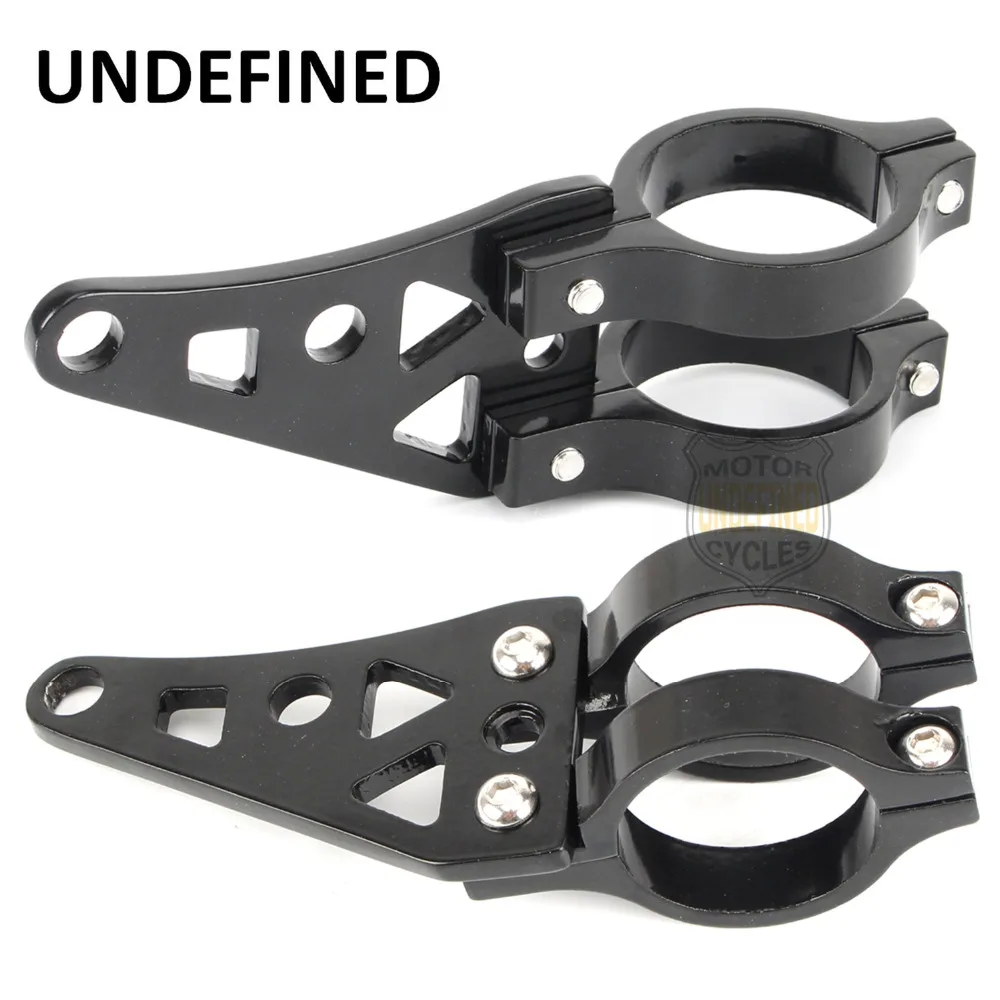 Черные аксессуары для мотоциклов алюминиевая вилка 39 мм кронштейн фар держатель