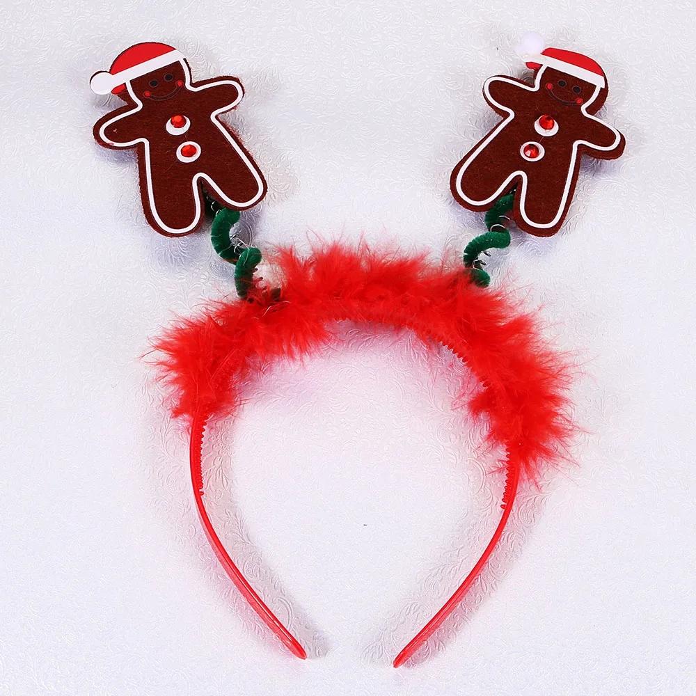 2020 Рождество новый дизайн шапка на голову Санта Дамская мода аксессуары подарок