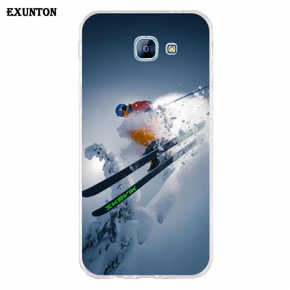 as picture Снег или под давлением занятий сноубордом, лыжами для Galaxy Alpha Core Note 2 3 4 S2 A10 A20 A20E A30 A40 A50 A60 A70 M10 M20 M30 крышки из ТПУ - Цвет: as picture
