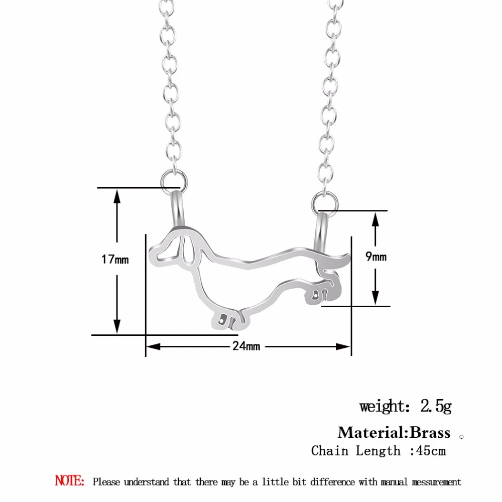 Kinitial милый маленький щенок ожерелье с подвеской для собак таксой животное Чокер