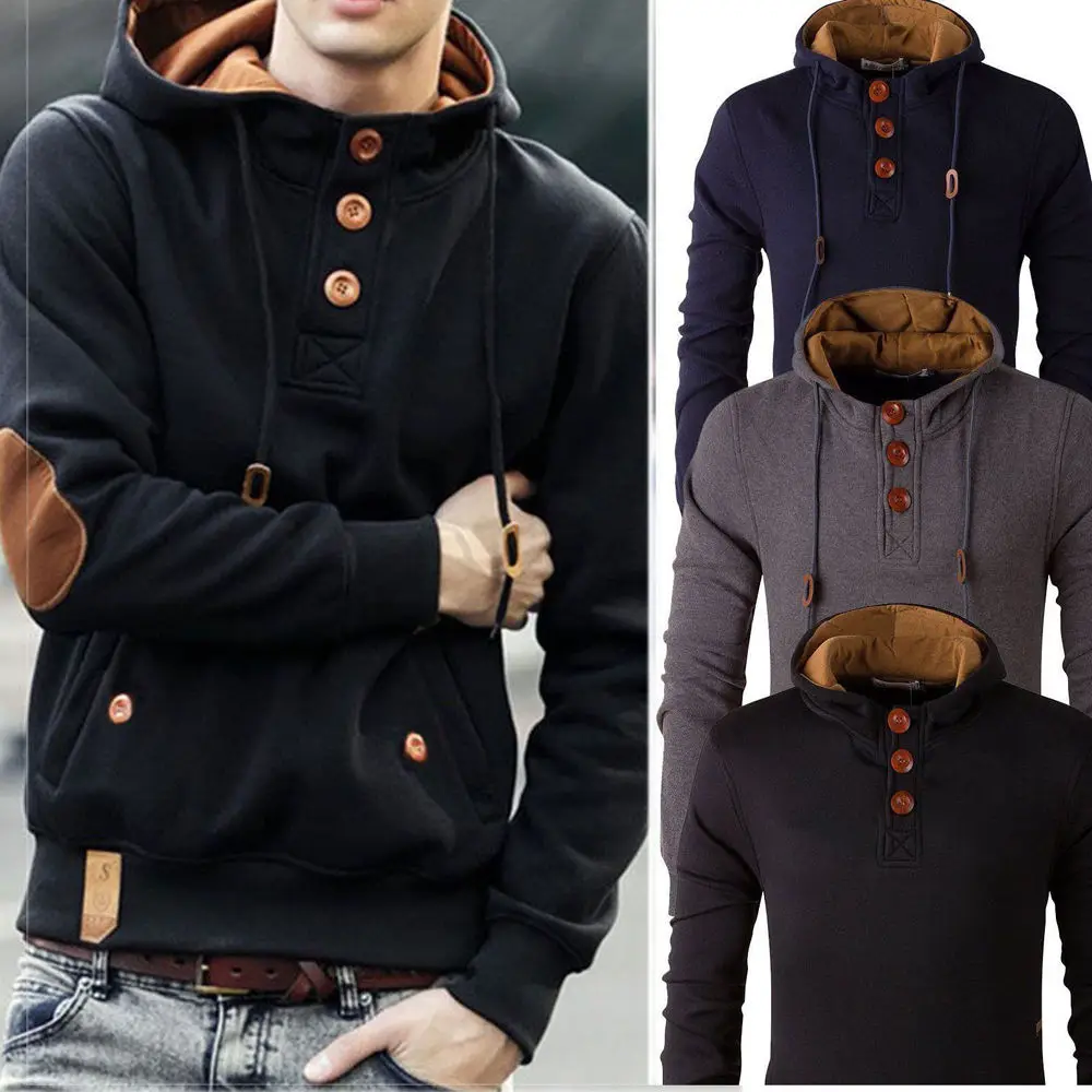 

Hirigin Winter Warm Parkas Men Winter Jackets Mens Fashion Hooded Long Sleeve Parkas Fashion Design Outwear