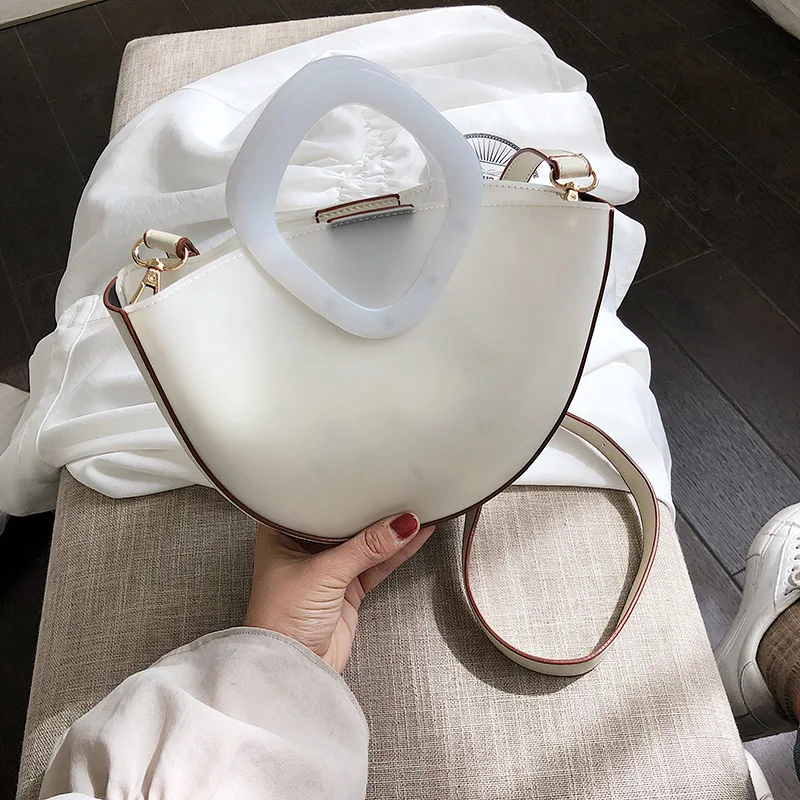 2019 Летняя женская пляжная сумка Прозрачная Сумка Большая вместительная на плечо