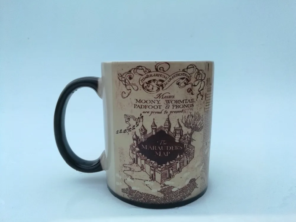 mugs Marauder's Map heat reveal art mug marauders map i solemnly swear that am up to no good | Дом и сад