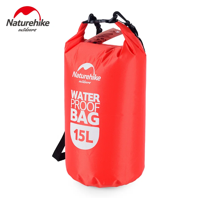 NatureHike открытый 15L Водонепроницаемый сухой мешок Плавание ПВХ сумка Кемпинг