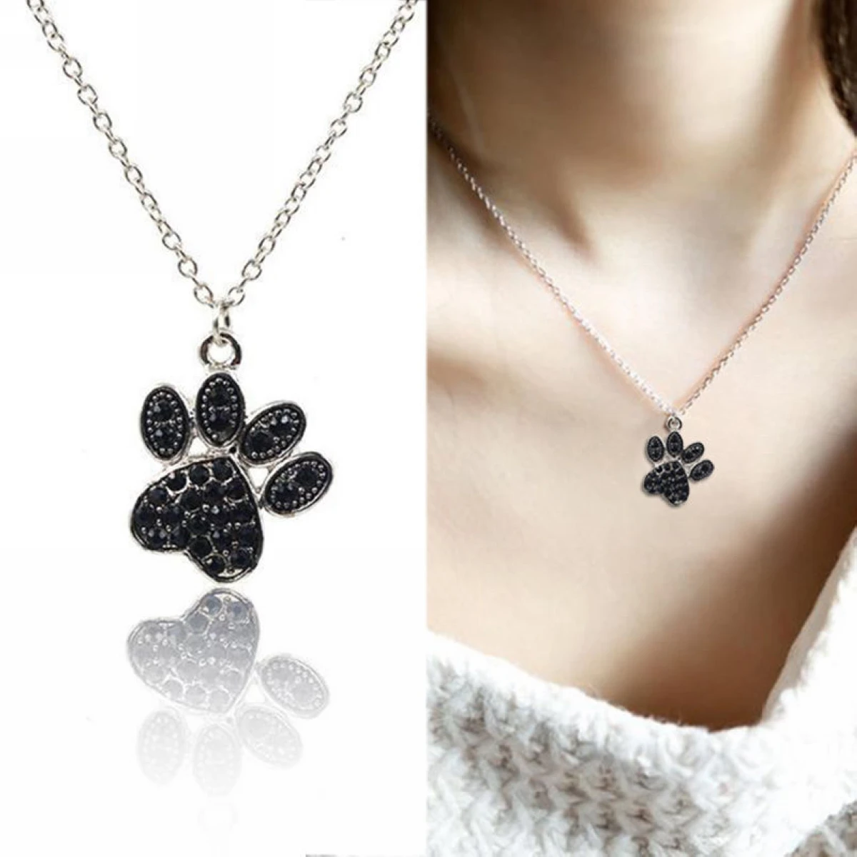 Подвески для домашних животных ожерелье бижутерия женщин хрустальные стразы