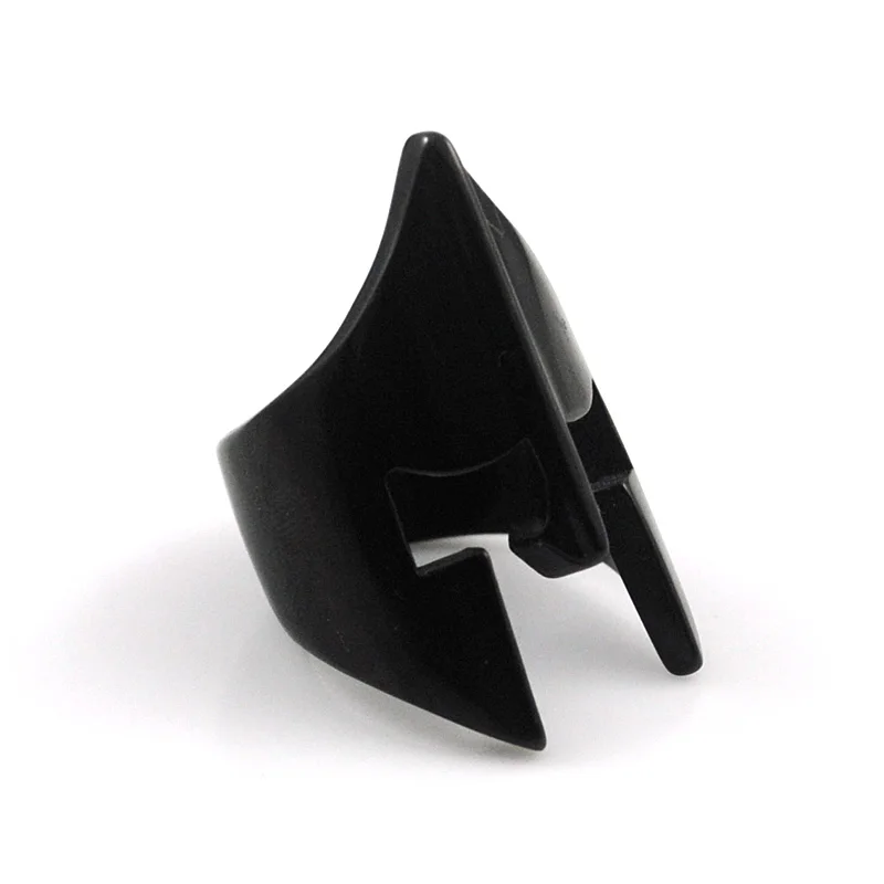 Кольцо CHIMDOU из нержавеющей стали черного и серебряного цвета вечерние