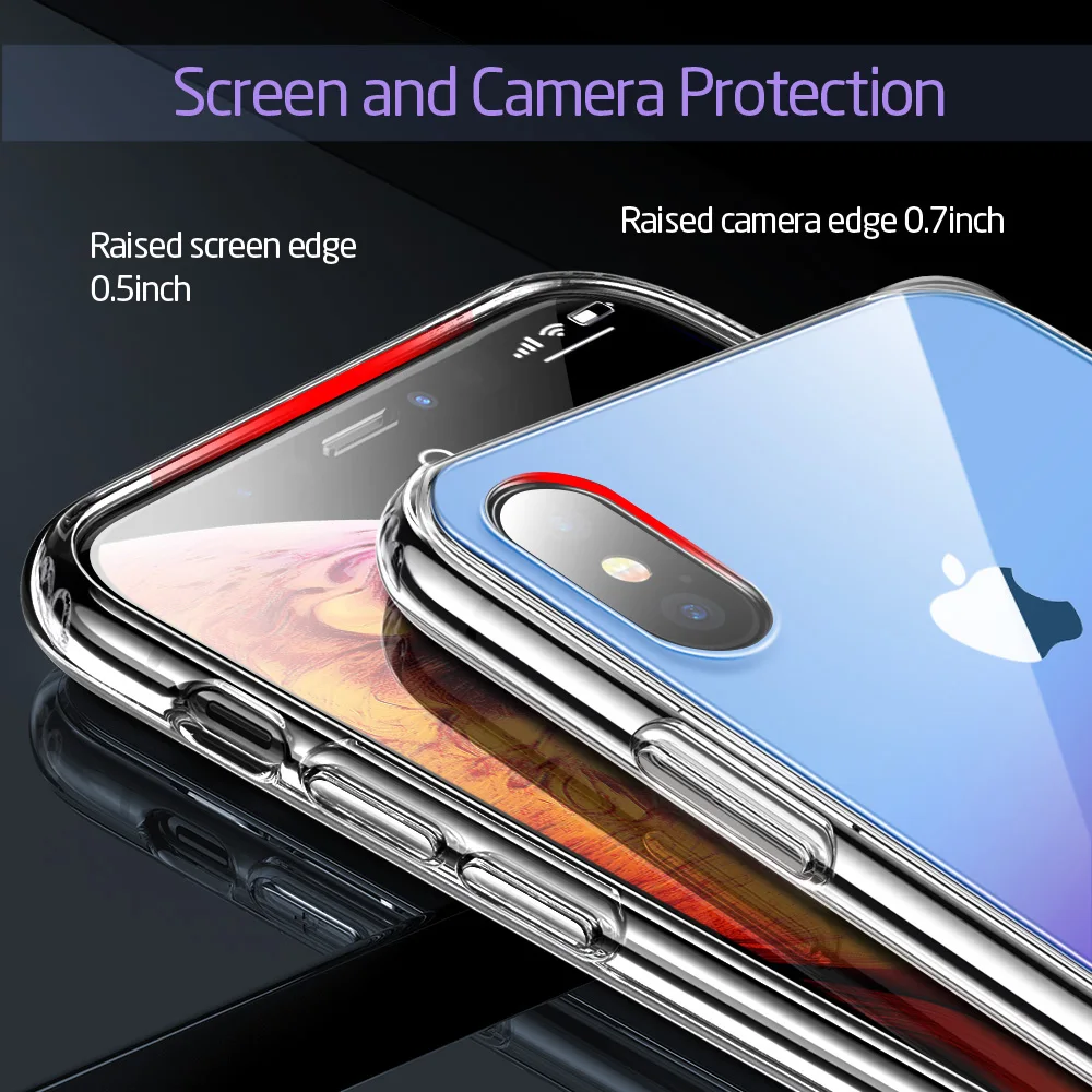 ESR чехол из закаленного стекла для iPhone 11 Pro X XR XS Max противоударный защитный чехол зеркальный чехол для Apple iPhone айфон 11