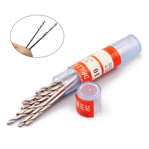 10 шт. микро HSS сверлильное сверло Мини электрическая дрель с прямым хвостовиком металлическое сверло алюминиевые сверла наборы Деревообрабатывающие инструменты