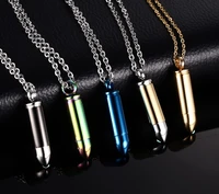 fashion 5 color couple can be opened bullet necklaces for women charm men necklace pendants for unisex jewelry 2020