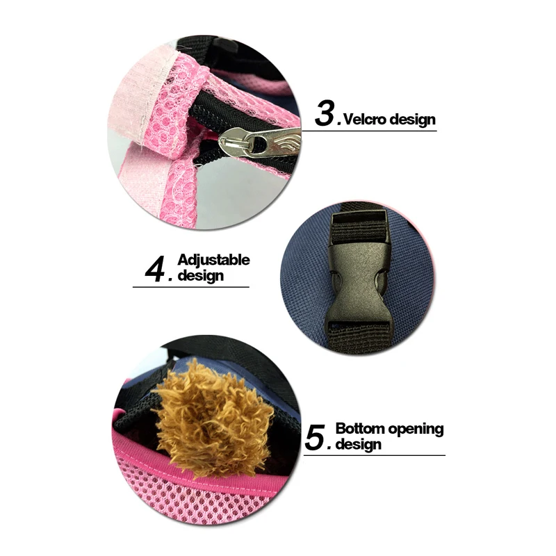 3 цвета Pet Четыре Ноги рюкзак собака Перевозчик сетки вентиляции мешок груди