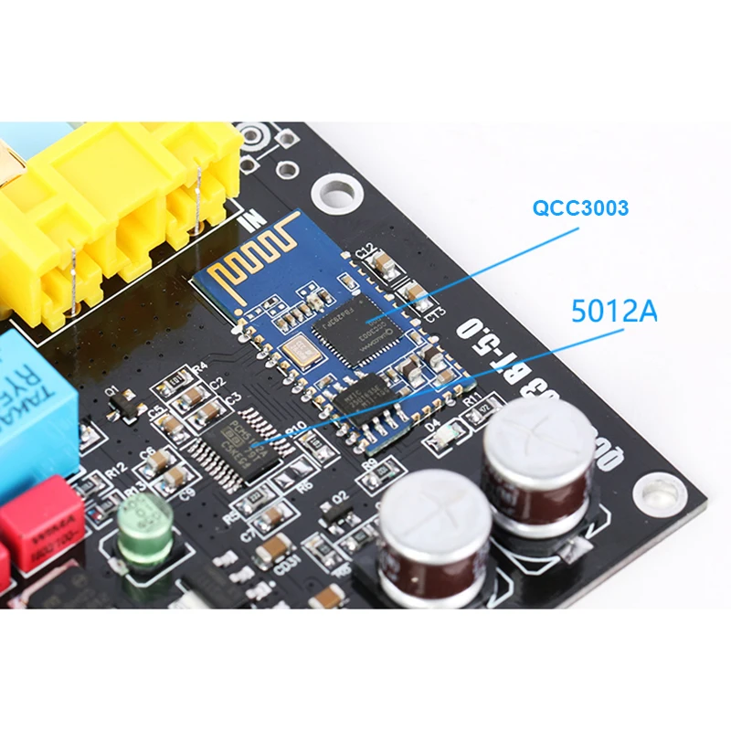 Lusya Bluetooth 5,0 QCC3003 аудио приемный модуль PCM5102A 24 бит модуль декодирования ЦАП Плата AC6-12V T0289