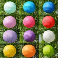 10pcslot 12 inch 30cm round chinese paper lantern for birthday wedding decoration party decor gift craft diy toy for children