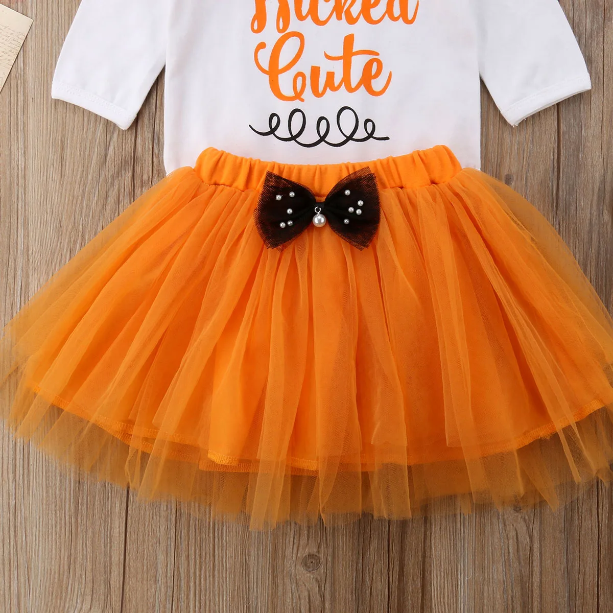 Комбинезон для новорожденных девочек одежда с буквенным принтом топы + юбки