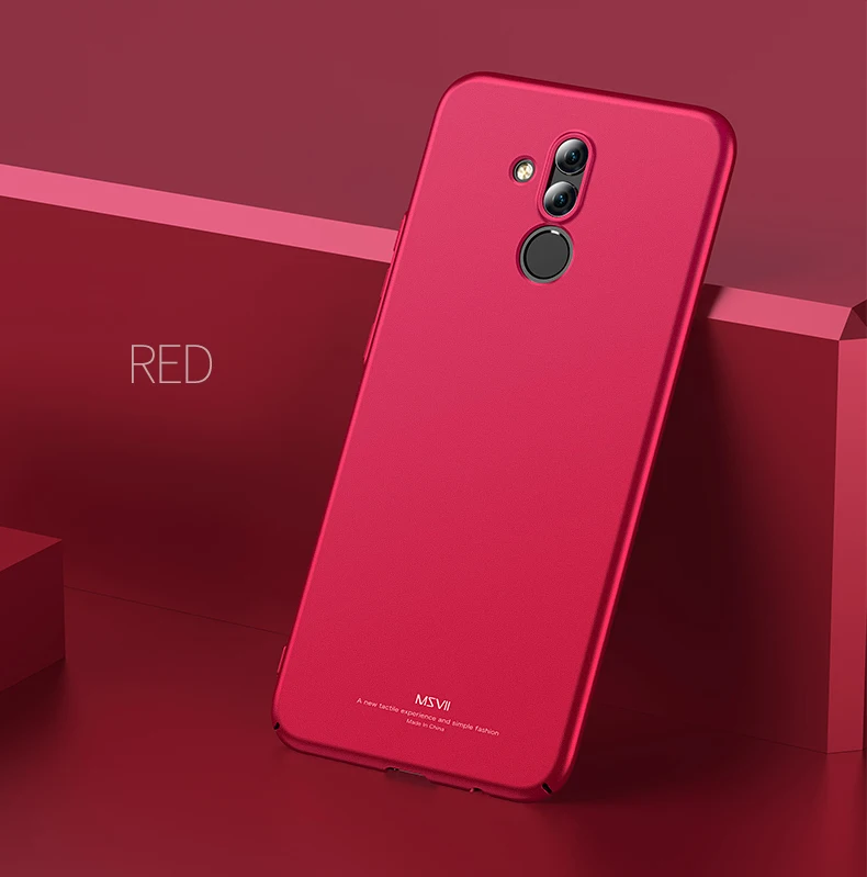 Чехол для huawei mate 20 lite тонкий матовый чехол MSVII из поликарбоната телефона Mate pro X 20X 10