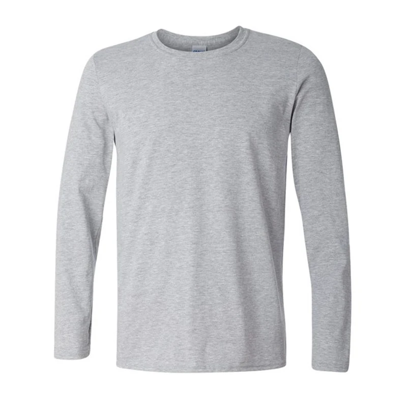

T shirt Men Classic Long Sleeve O neck Mens T-shirt Cotton Tees Tops tshirt Plus size XS- XXL Sweatshirts Brand Clothing