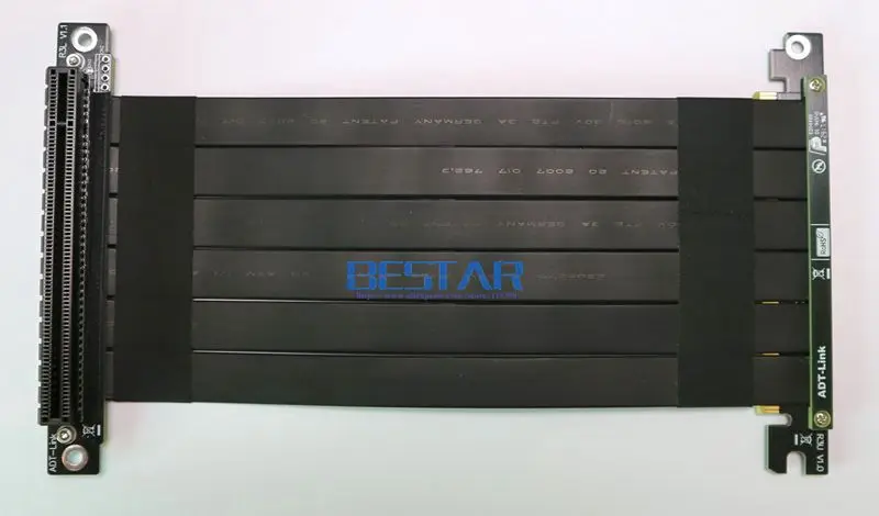 Локоть дизайн Gen3.0 PCI E 16x до 3 0 Riser кабель Express pcie X16 удлинитель правый угол для ITX