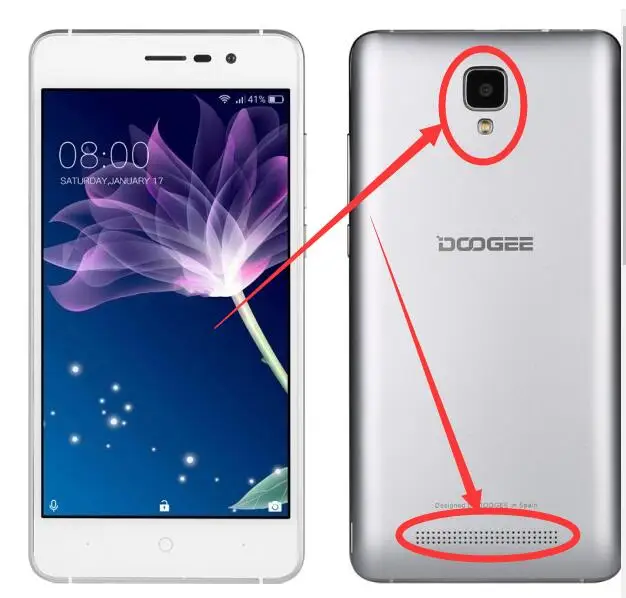 Для Doogee X10 5.0 ''Капа Роскошный кошелек кожаный флип чехол Обложка с держателем