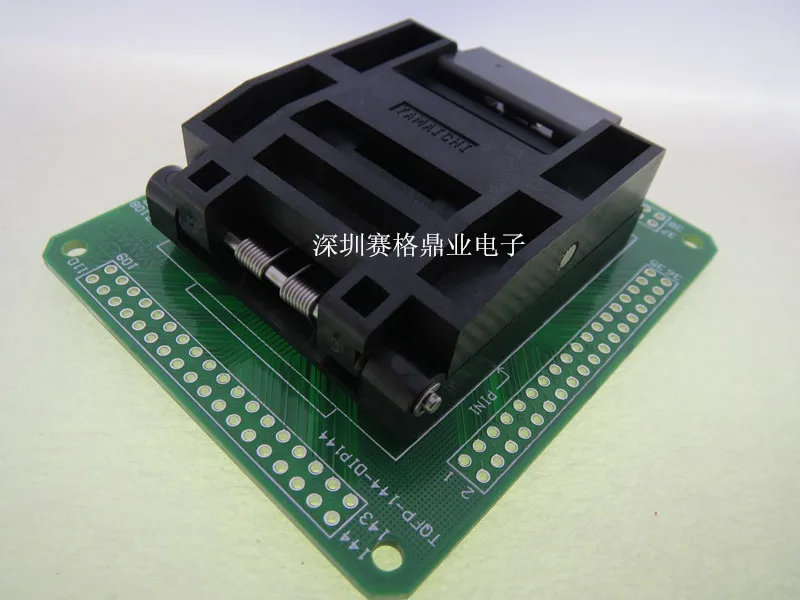 LQFP144 IC51 1444 1354/ 7 LQFP144/DIP144 плакированный золотым покрытием IC испытательный стенд