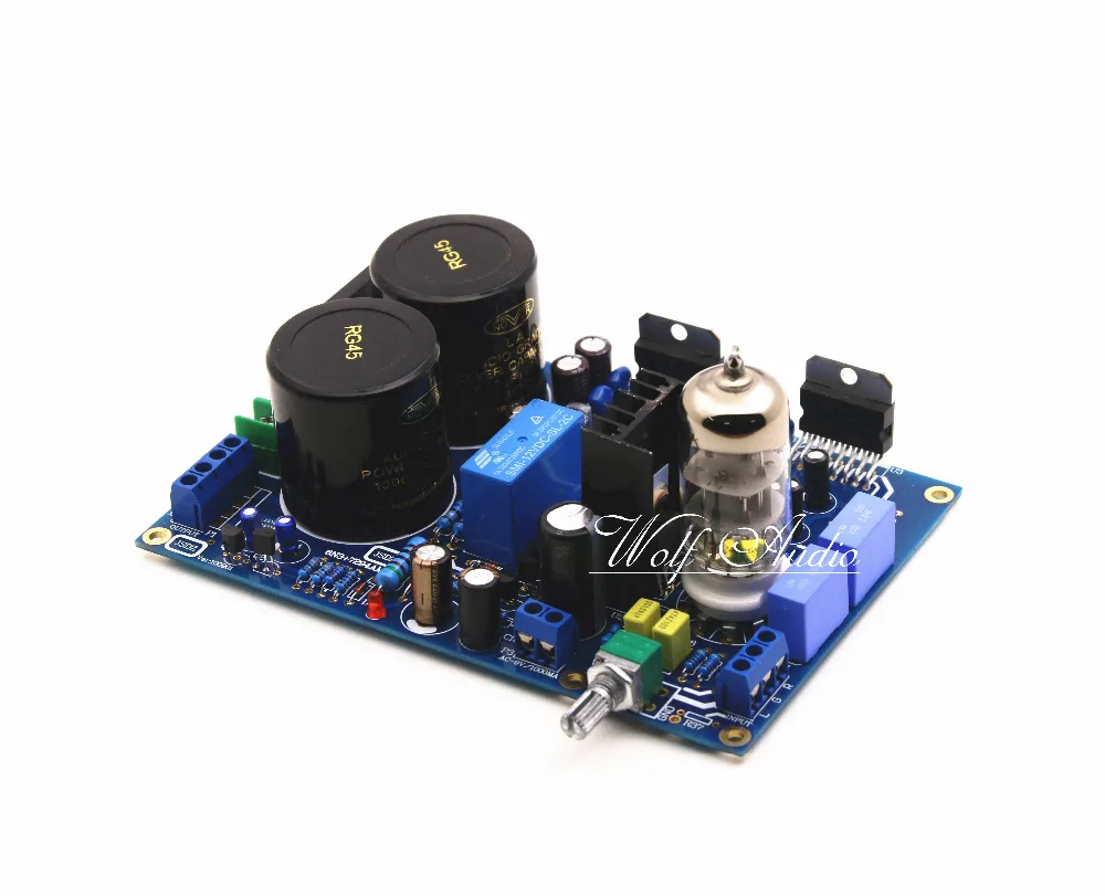 Комплект платы усилителя мощности 6N3 + TDA7294 80 Вт Вт|power amplifier kit|tube boardamplifier board kit |