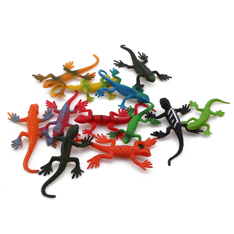 

12pcs/set Wild Animal Dinosaur Farm Insects Simulation Small Animal Model Of children's Toys Early Childhood Cognitive Gift Suit