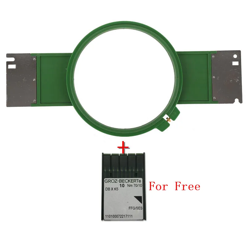 

Reasonable price Tajima GREEN Hoops 180mm Round shape Total Length 395mm embroidery machine Tajima Hoops