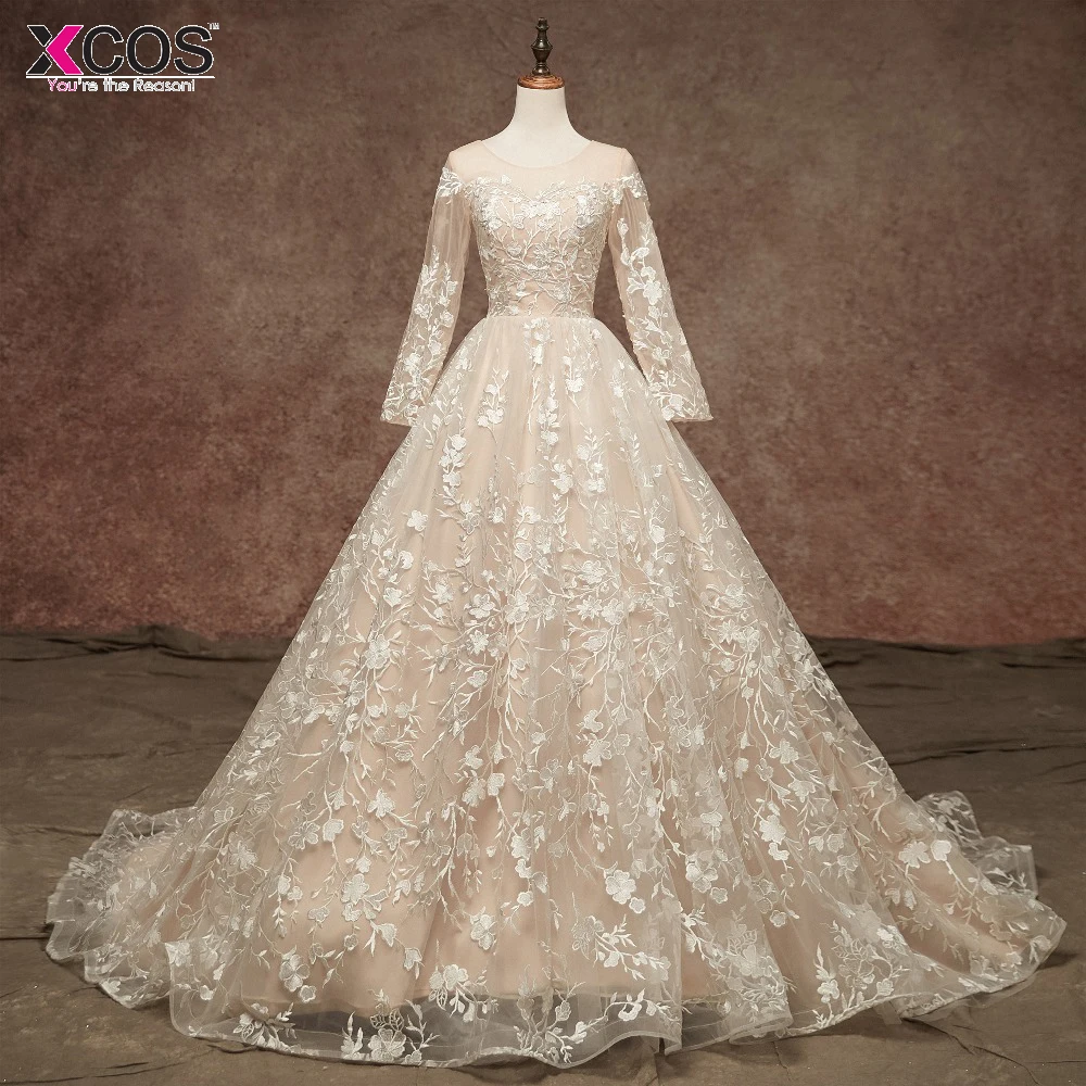 2019 свадебное платье es Vestidos de novia Scoop See through средства ухода за кожей шеи суд поезд
