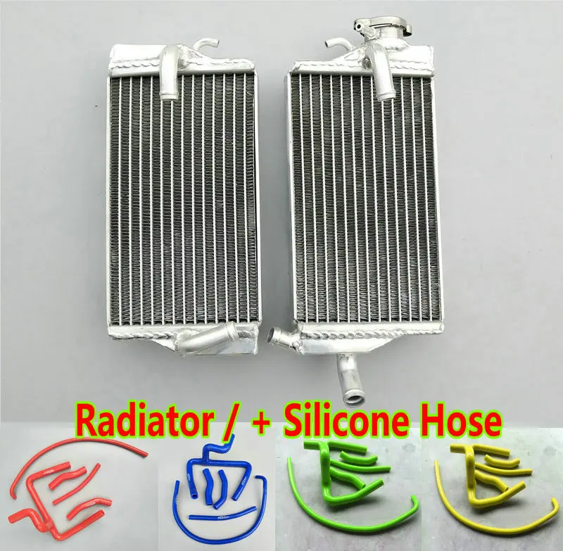NEW Motocross Aluminum Radiator For HONDA CR250R CR250 CR 2000 2001 250 R 00 01 &amp Y Silicone Coolant Hose | Автомобили и