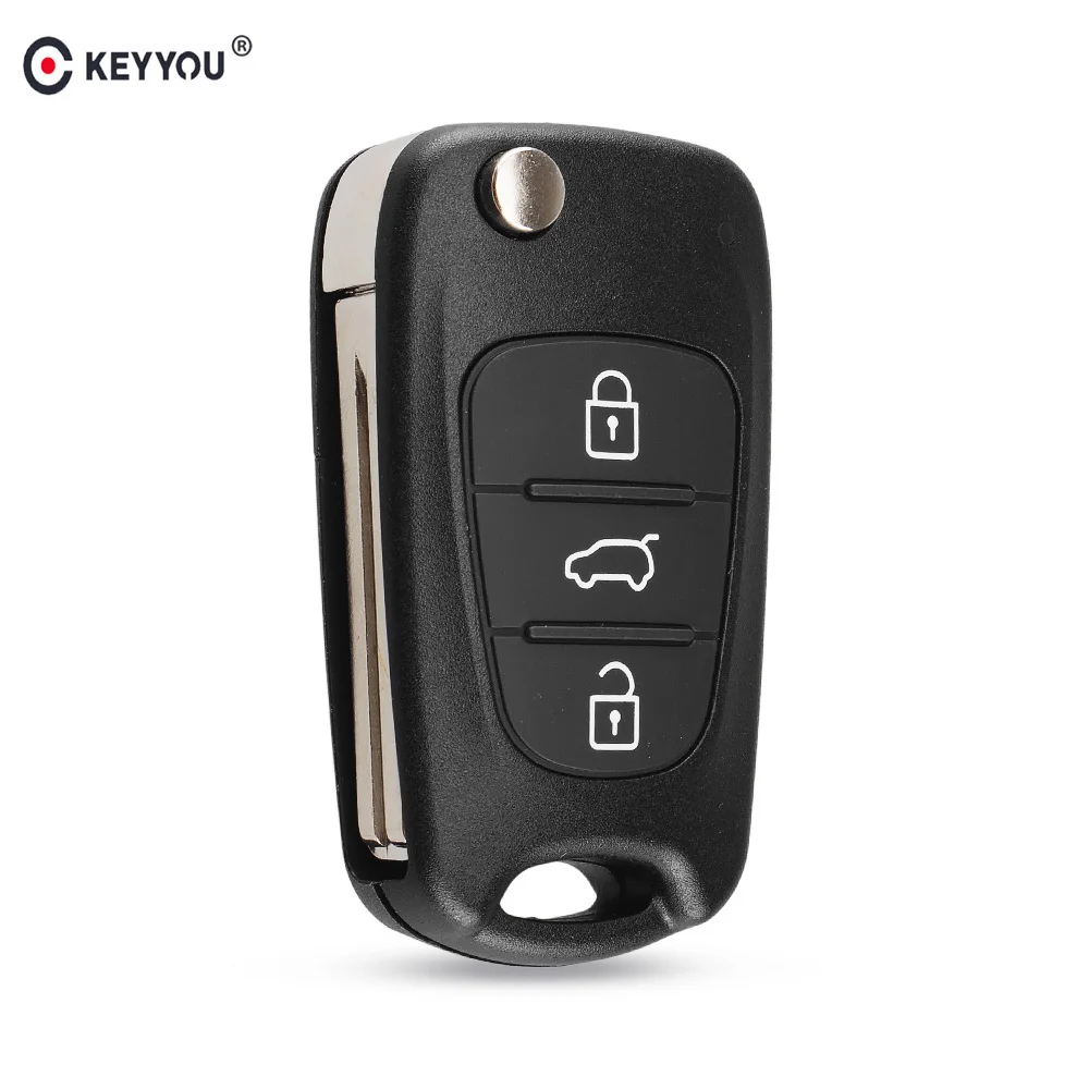 Раскладной Автомобильный Чехол KEYYOU для kia sportage picanto 3 rio k2 K5 cerato ceed soul hyundai auto key blanks