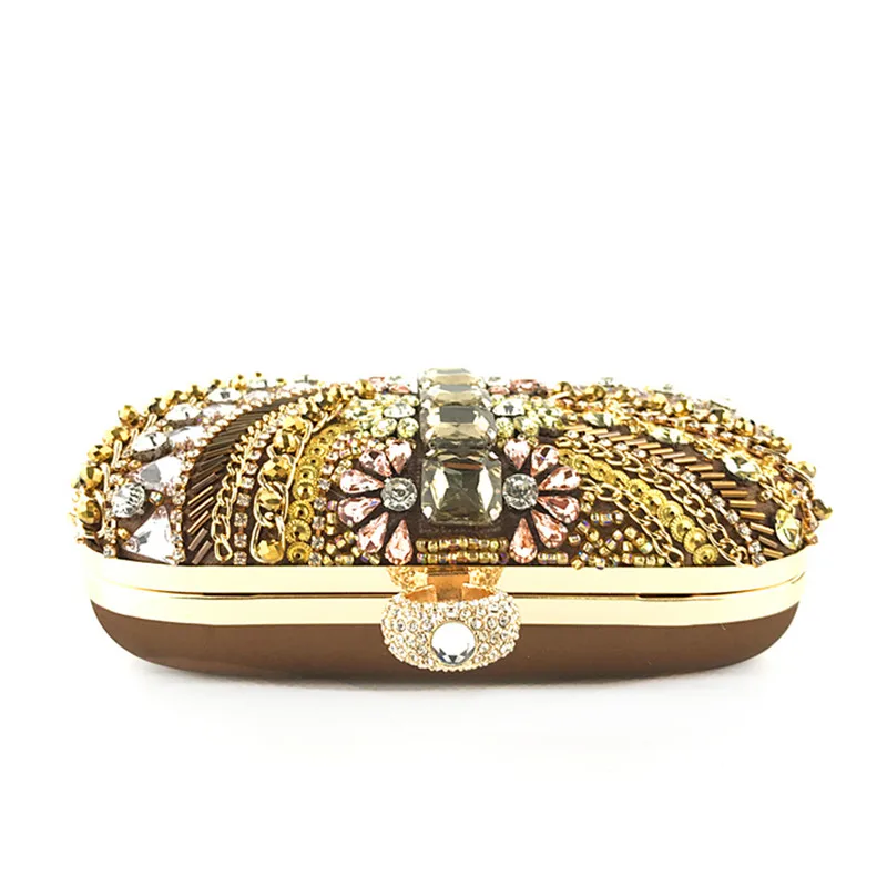 LYKANEFU Luxury Banquet Party Evening Bag Box Women Diamonds Ladies Purse Day Clutches Bride Wedding Hand Shoulder | Багаж и сумки