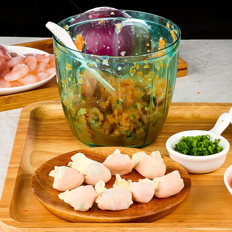 Ручной измельчитель пищи кухни Многофункциональный портативный лук ручной