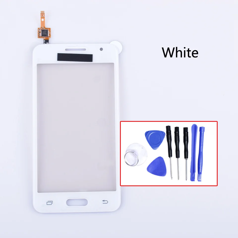 4," дигитайзер передней панели для samsung Galaxy Core 2 II G355 G355H Core2 SM-G355H сенсорный экран сенсорный ЖК-дисплей стеклянная крышка - Цвет: White-With tool