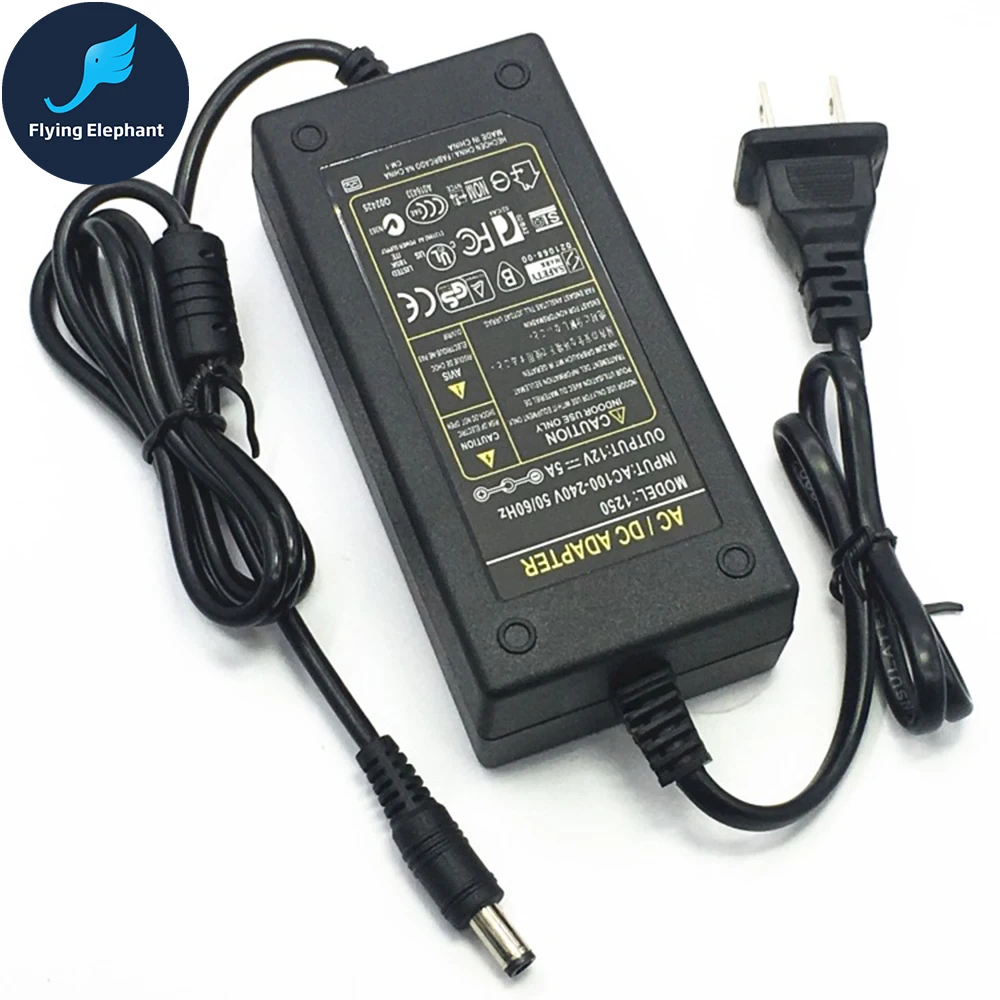 12V5A переключатель питания адаптер светодиодный светильник Мощность жидкокристаллический дисплей мощность 12V5A адаптер