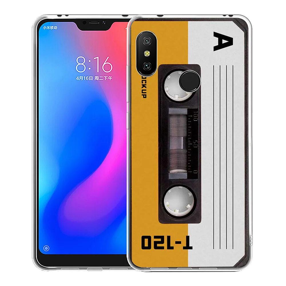 IYICAO ностальгическая Лента Радио Мягкий силиконовый чехол для телефона Xiaomi Mi 9 8 SE 6