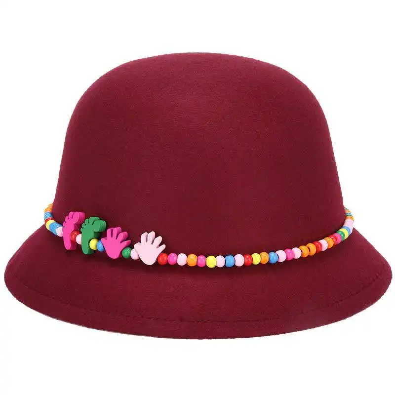 Новинка Весна 2021 милая шерстяная детская шапка модная летняя Пляжная для