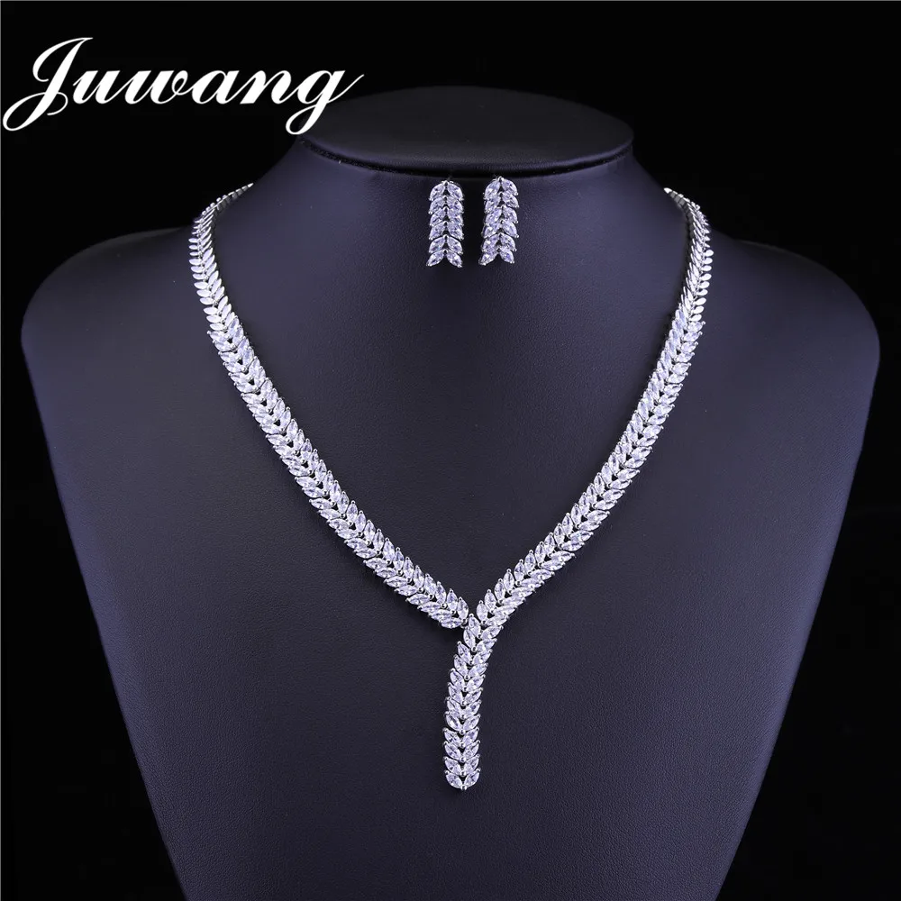 JUWANG золото Дубай ювелирные наборы Parure Bijoux Femme Mariage элегантный Африканский комплект ювелирных изделий для женщин Подарки на день Святого Валентина 925 - Окраска металла: style 15