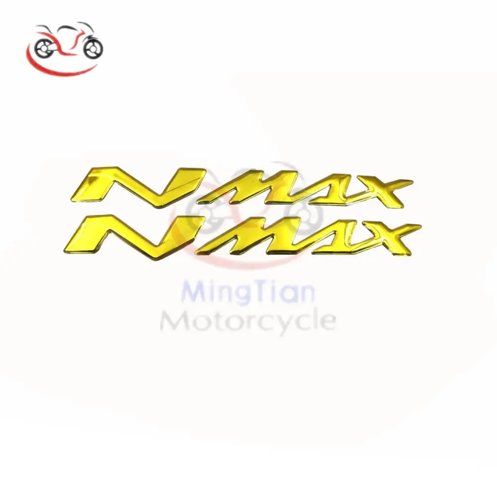 1 пара наклейки на мотоцикл для Yamaha NMAX 155 125 NMAX155 3D бак аппликация эмблема |